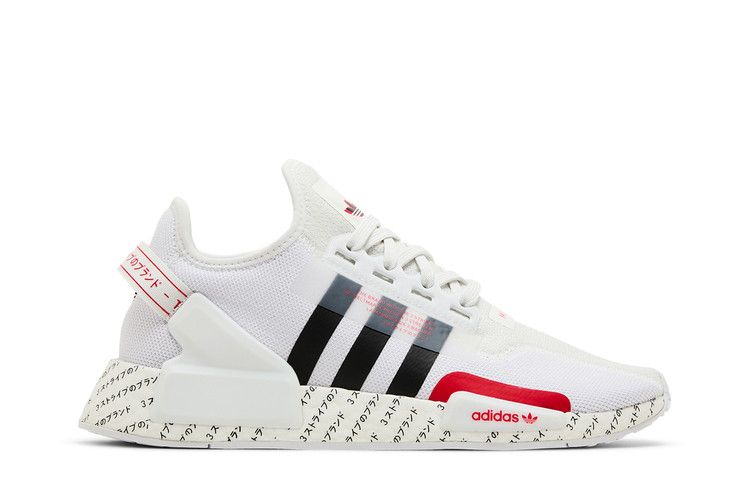 Buy NMD R1 V2 Japanese Print White Red ID2853 GOAT