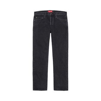 Buy Supreme Stone Washed Slim Jean 'Washed Black' - SS21P18 WASHED
