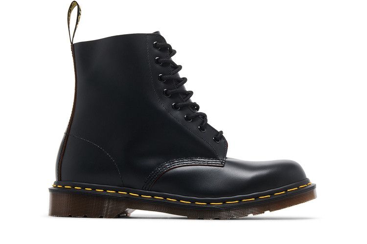 Dr. Martens 1460 Vintage Made In England Lace Up Boot Black Quilon — foto 2