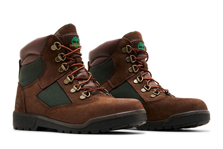 6 Inch Field Boot Junior Brown Green