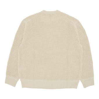 Buy Supreme Waffle Small Box Sweater 'Stone' - FW24SK9 STONE Buy Supreme Waffle Small Box Sweater 'Stone' - FW24SK9 STONE