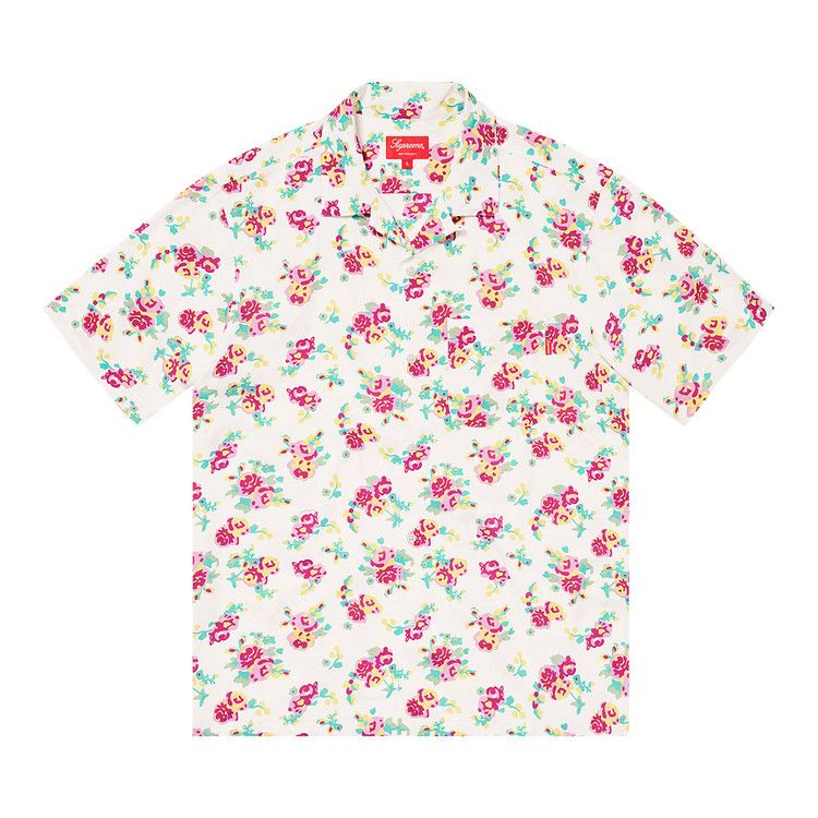 シャツ Supreme Floral Rayon S/S Shirt Small 640007_01.jpg.jpeg