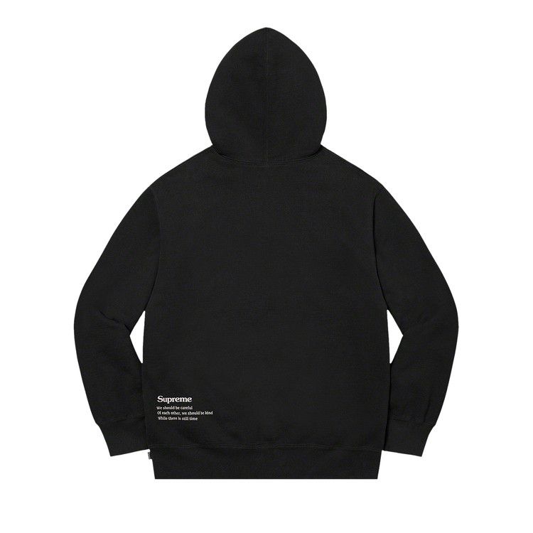 Buy Supreme Collage Grid Hooded Sweatshirt 'Black' - FW21SW85