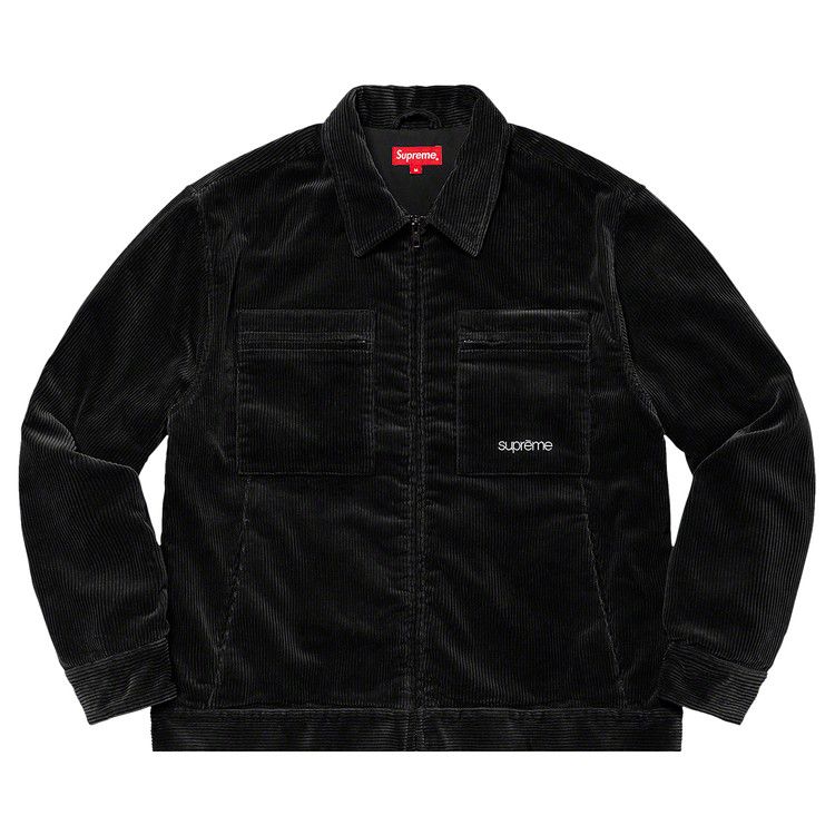 Buy Supreme Corduroy Zip Jacket 'Black' - FW21J104 BLACK | GOAT Buy Supreme Corduroy Zip Jacket 'Black' - FW21J104 BLACK | GOAT