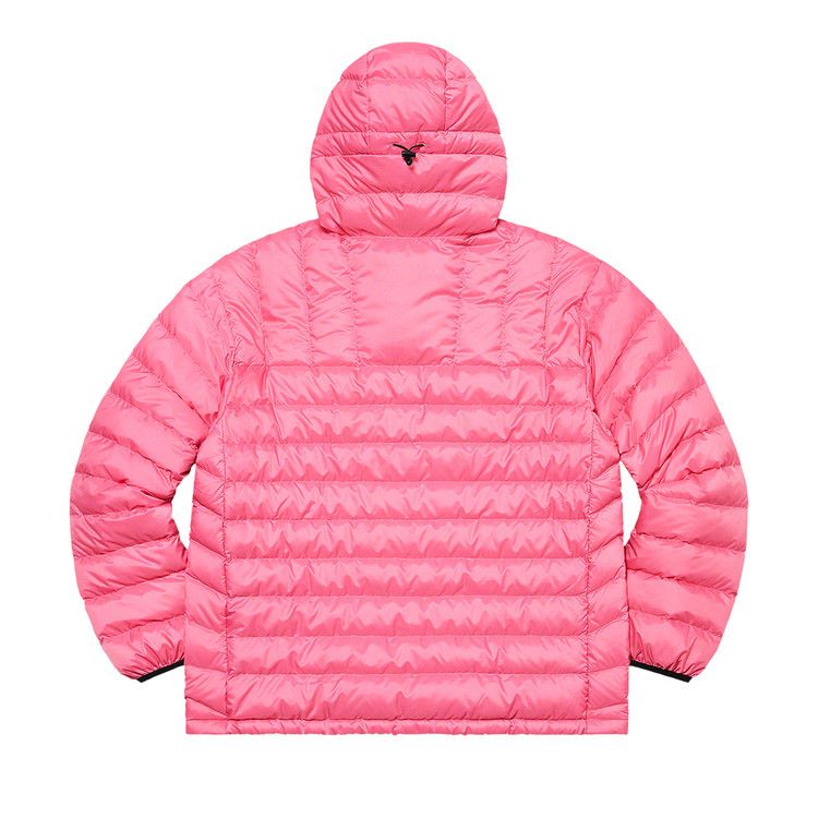 Buy Supreme Micro Down Half Zip Hooded Pullover 'Pink' - FW21J37