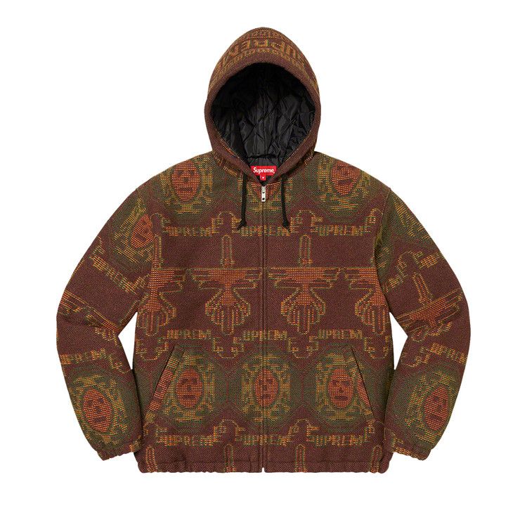 Buy Supreme Woven Hooded Jacket 'Rust' - FW22J42 RUST | GOAT