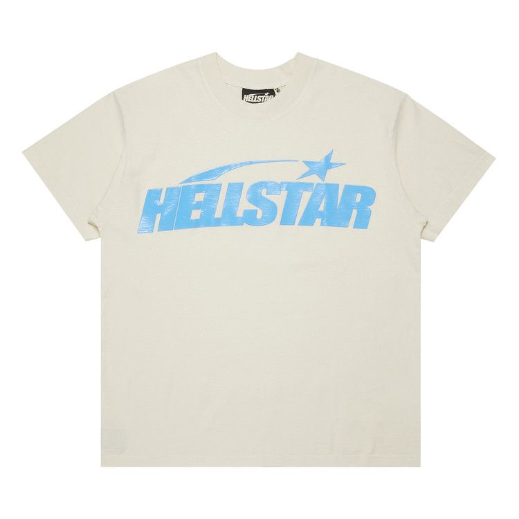 Hellstar Classic T-Shirt (Gel Print) White/Blue
