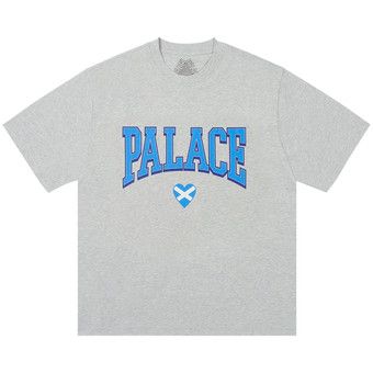 Buy Palace Squad T-Shirt 'Grey Marl' - P27TS021 | GOAT
