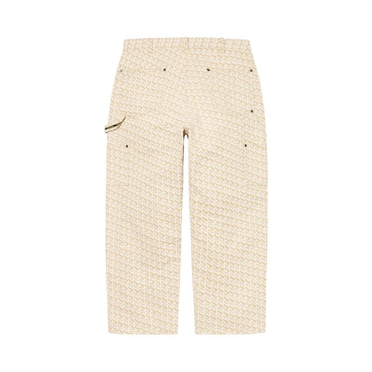 パンツ Supreme monogram double knee 30 red Supreme Monogram Double Knee Denim Painter Pant (FW21) - $178