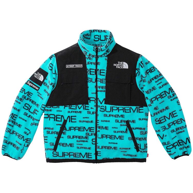Buy Supreme x The North Face Steep Tech Fleece Jacket 'Teal