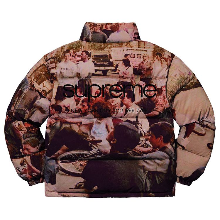 Supreme Lafayette Reflective Down Jacket Multicolor