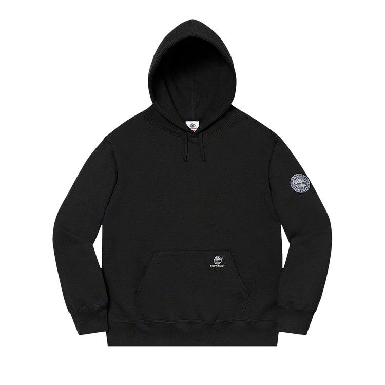 Buy Supreme x Timberland Hooded Sweatshirt 'Black' - FW21SW27