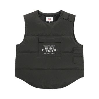 Buy Supreme x WTAPS Tactical Down Vest 'Black' - FW21J111 BLACK | GOAT