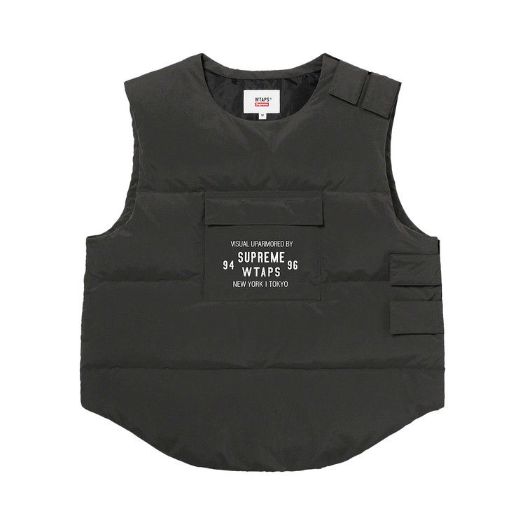 Supreme X Wtaps Tactical Down Vest 'black'