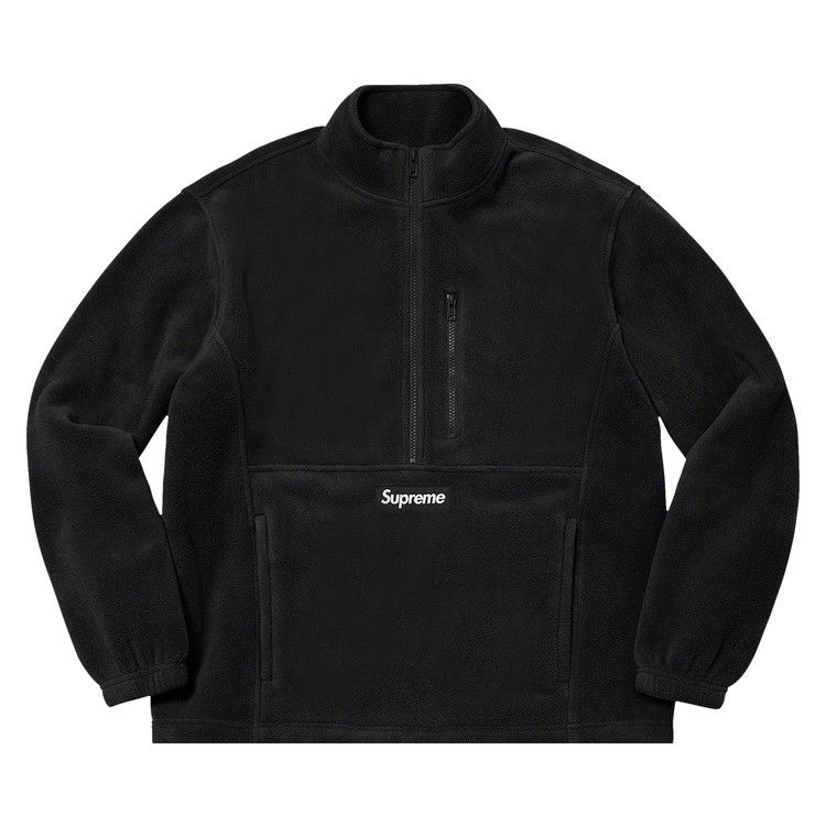 Supreme Polartec Half Zip Pullover 'black'