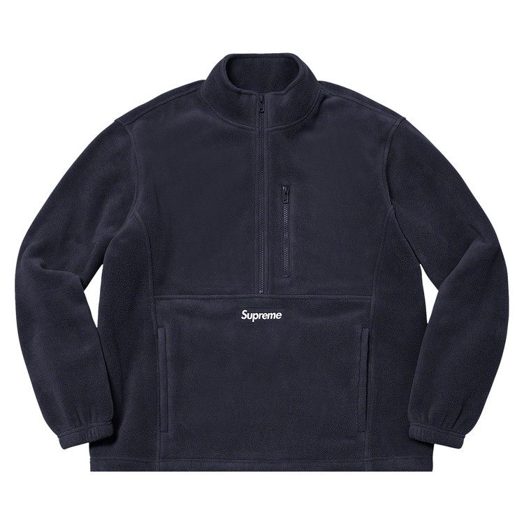 Buy supreme Supreme Polartec Half Zip Pullover 'Navy' Online Buy supreme Supreme Polartec Half Zip Pullover 'Navy' Online