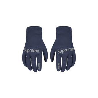 小物 supreme WINDSTOPPER Zip Gloves navy L Supreme - Supreme WINDSTOPPER Zip Gloves Navy Lサイズの通販