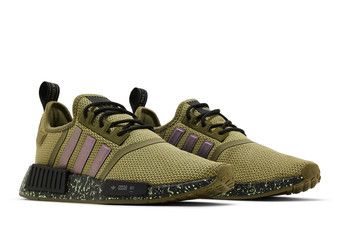 adidas gazelle silver green womens Big Kids adidas NMD_R1 Shoes Olive Strata HQ1652 main image 0
