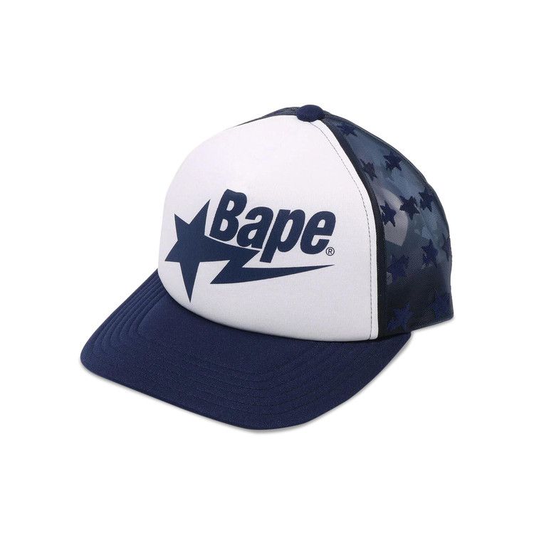 Buy BAPE Sta Mesh Cap 'Navy' - 1K80 180 009 NAVY | GOAT
