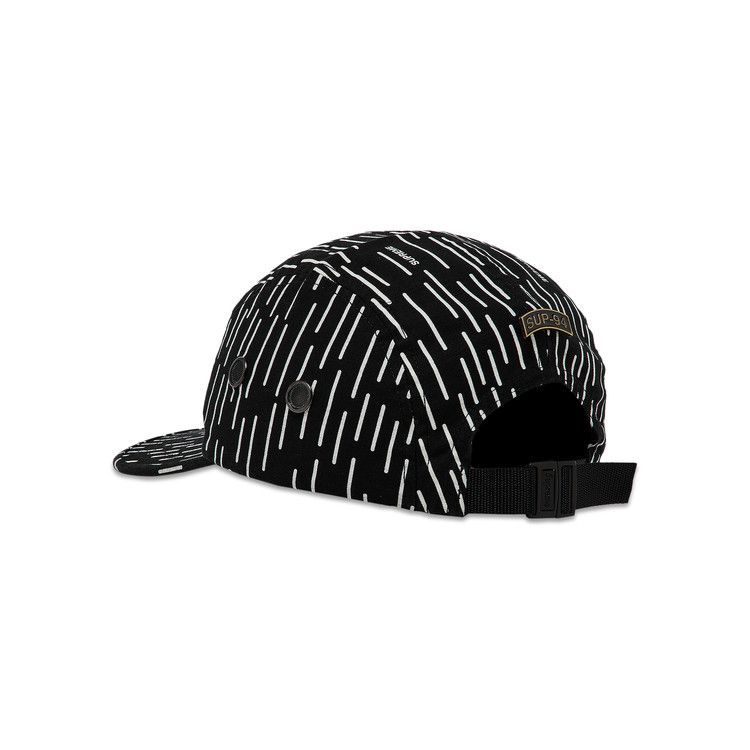 Buy Supreme Military Camp Cap 'Black Raindrop' - FW24H23