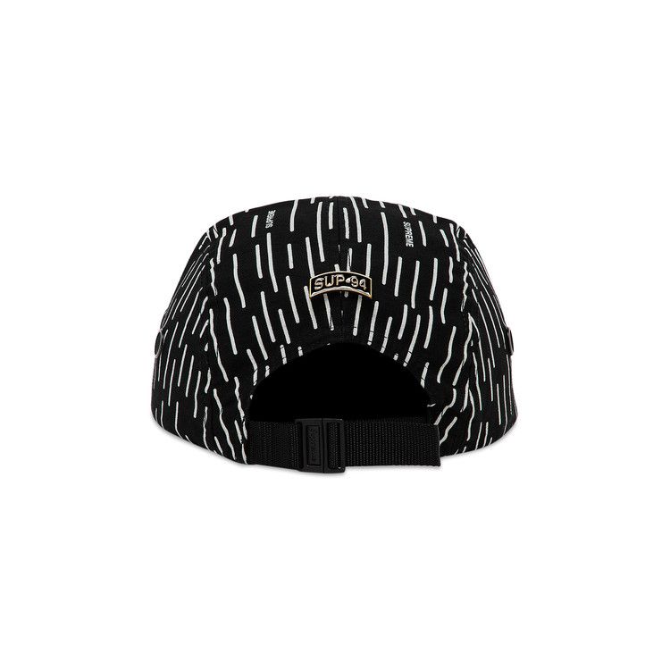 Buy Supreme Military Camp Cap 'Black Raindrop' - FW24H23