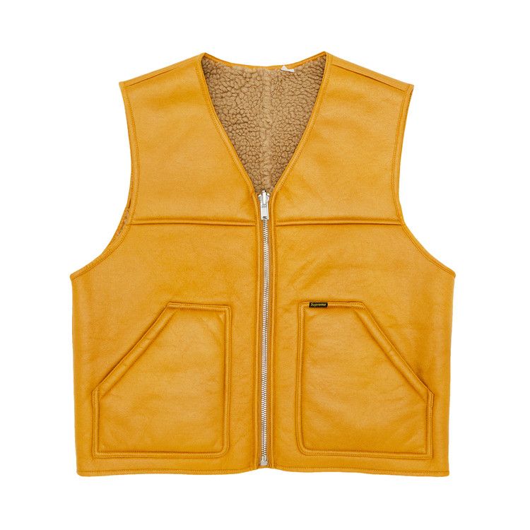 ジャケット・アウター Supreme Reversible Faux Shearling Vest 1471778_01.jpg.jpeg