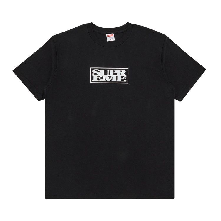 ⭐️ Supreme Chrome Logo Tee T-Shirt Black Size M SS20