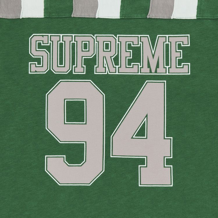 Supreme Patchwork Yoke Football Top Green Men's - FW24 - US