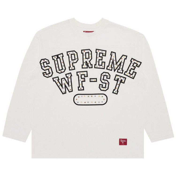 New Supreme The popular Real Sh*t White Long Sleeve Tee Shirt SS19 Medium