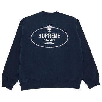 【SUPREME】 Crest T-Shirt Navy - 24FW Supreme Crest Tee (FW24) - $40