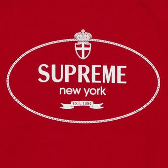 Buy Supreme Crest Crewneck 'Red' - FW24SW77 RED | GOAT