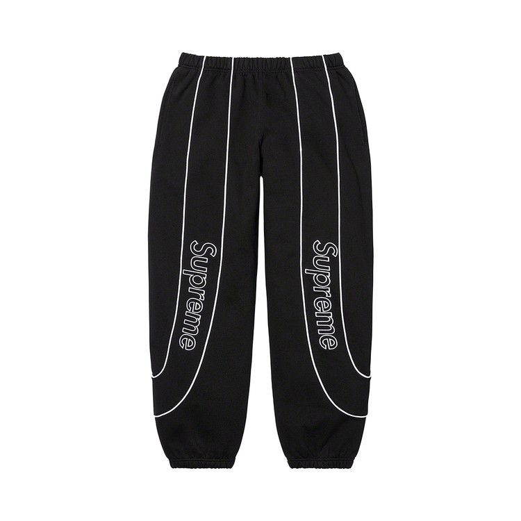 Buy Supreme Track Paneled Sweatpant 'Black' - FW21P64 BLACK