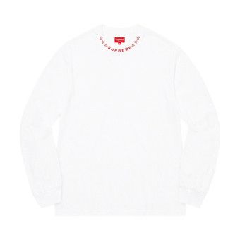 Buy Supreme Stars Collar Long-Sleeve Top 'White' - FW21KN81 WHITE