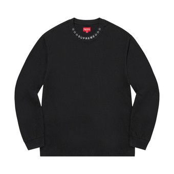 Buy Supreme Stars Collar Long-Sleeve Top 'Black' - FW21KN81