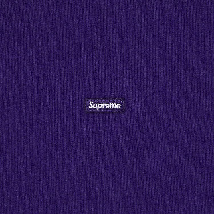 Buy Supreme Small Box Zip Up Hooded Sweatshirt 'Purple