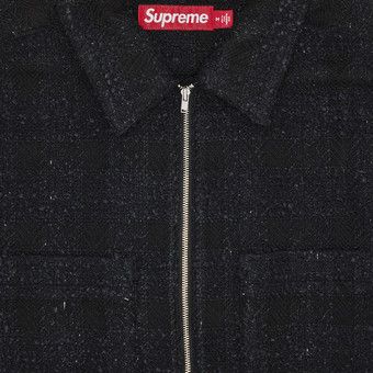 Supreme Boucle Zip Up Shirt シュプリーム Supreme Bouclé Zip Up Shirt (FW24) - $168