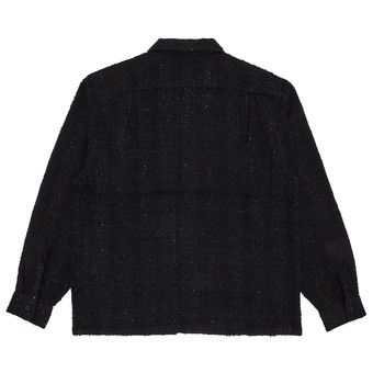Buy Supreme Bouclé Zip Up Shirt 'Black' - FW24S25 BLACK | GOAT