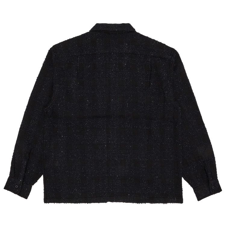 Buy Supreme Bouclé Zip Up Shirt 'Black' - FW24S25 BLACK | GOAT