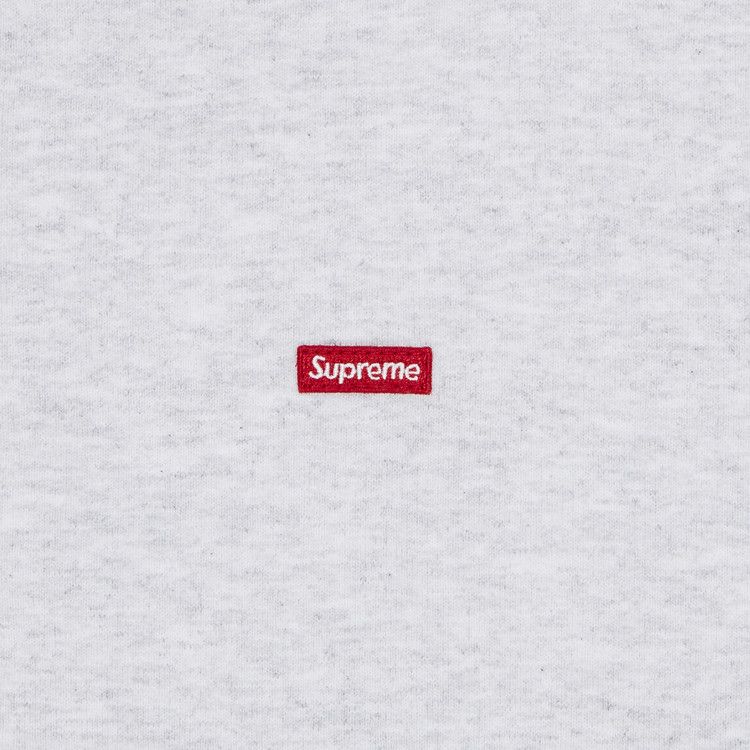 Supreme Small Box Zip Up Hooded Sweatshirt 'ash Grey'