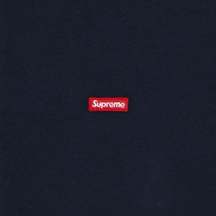 Buy Supreme Small Box Zip Up Hooded Sweatshirt 'Navy