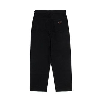 パンツ Supreme Rigid Baggy Selvedge Jean Black Supreme Rigid Baggy Selvedge Jean (FW24) - $188