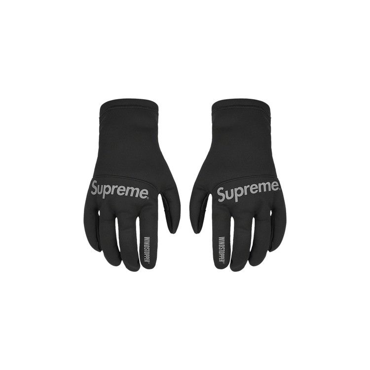 Size m/l Supreme WINDSTOPPER Gloves 'Black'