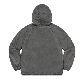 Buy Supreme Overdyed Twill Hooded Jacket 'Black' - FW20J47