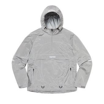 Buy Supreme Gore-Tex Contrast Stitch Anorak 'Silver' - FW19J11
