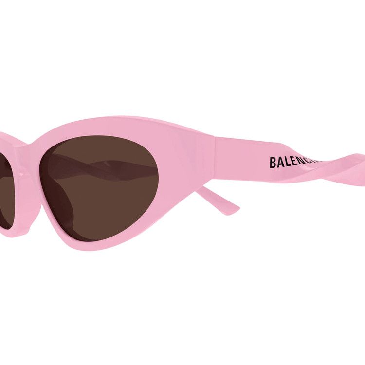 Balenciaga Cat Eye Sunglasses Pink/Brown