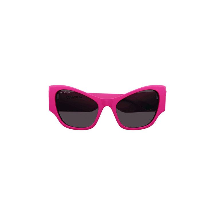Balenciaga Cat Eye Sunglasses Fuchsia/Grey