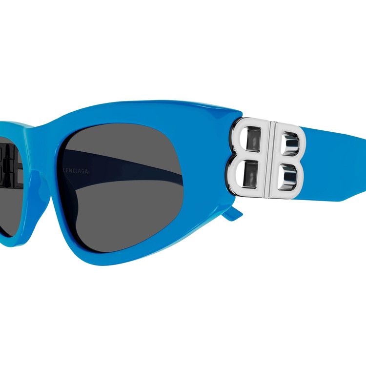 Balenciaga Cat Eye Sunglasses Light Blue/Silver/Grey
