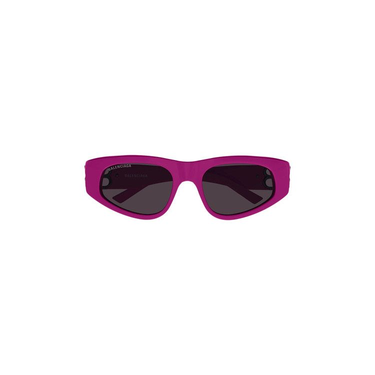 Balenciaga Cat Eye Sunglasses Fuchsia/Silver/Grey