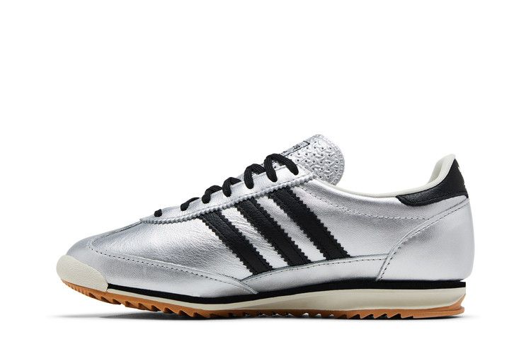 adidas SL 72 OG Silver Metallic Black Gum (Women's) - Thumbnail 4