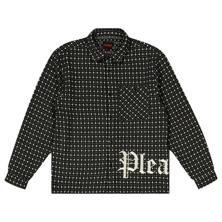 Pleasures Cross Work Shirt 'Grey' — foto 2